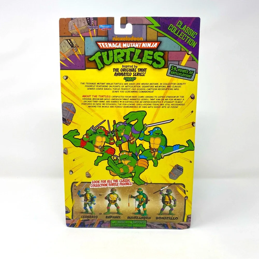 Teenage Mutant‎ Ninja Turtles Classic Collection Leonardo 6” Action Figure NEW
